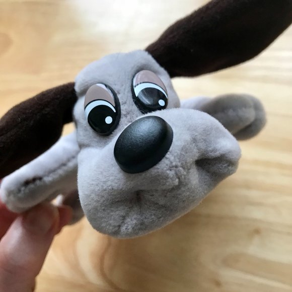 Vintage 1980s Tonka Pound Puppies Grey with Brown Spots 🐶 - Picture 12 of 14